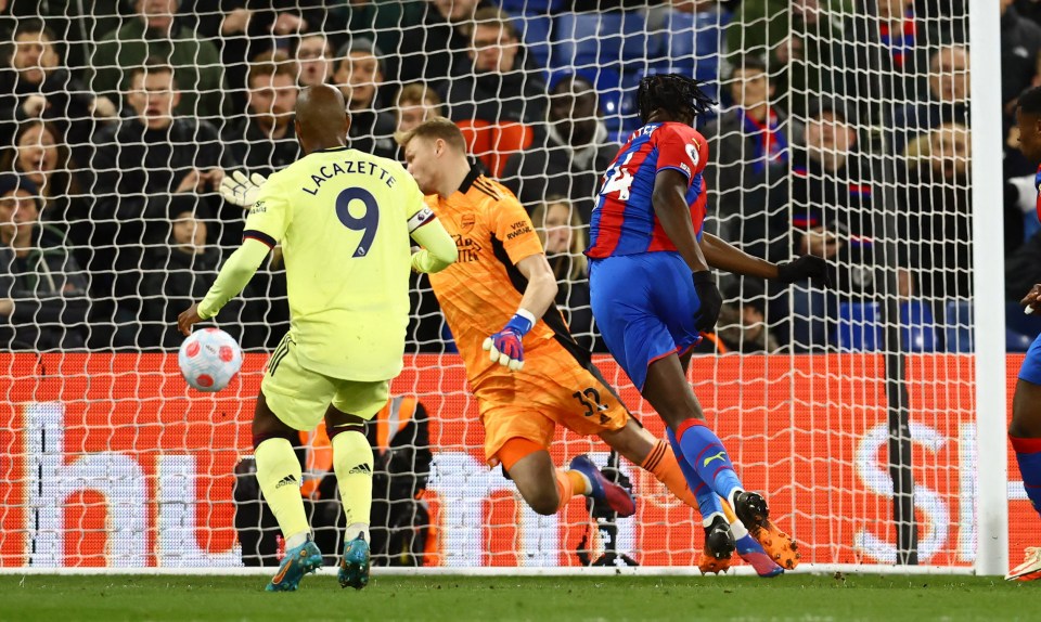 Crystal Palace stunned Arsenal in a 3-0 win at Selhurst Park - Jean-Philippe Mateta opened the scoring