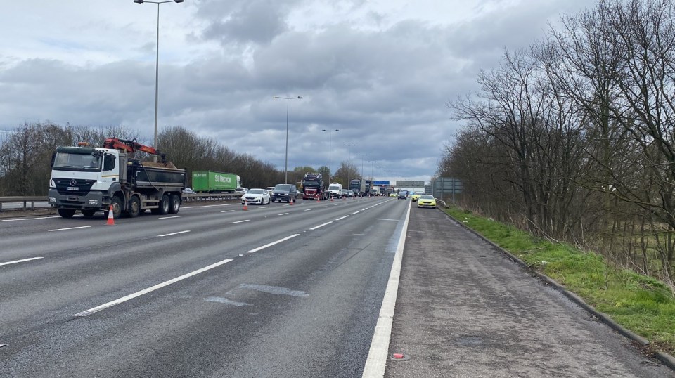 A woman in her 70s has died in a horror smash on the M25