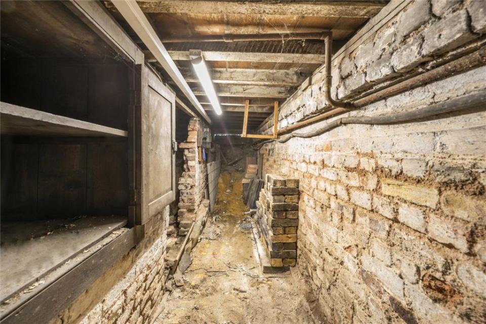 It was built in the Victorian era - and even boasts its own cellar