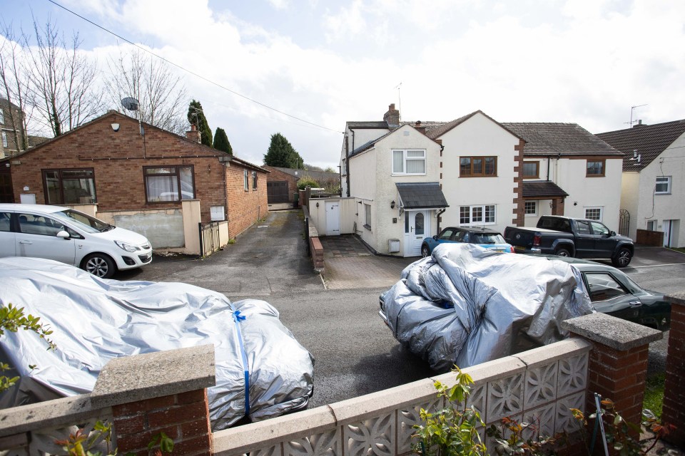 Now Mr Wildin has filled the residential street with his cars, which were previously parked on his private land