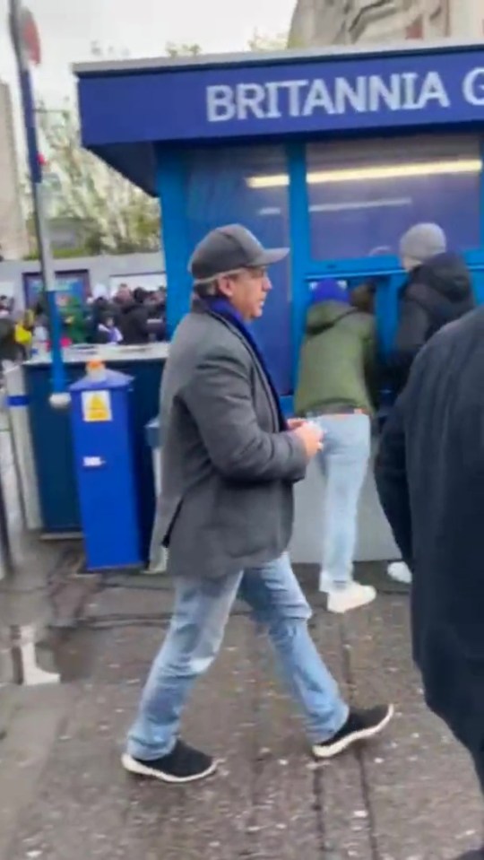 Todd Boehly was spotted outside of Stamford Bridge ahead of Chelsea's clash with Real Madrid