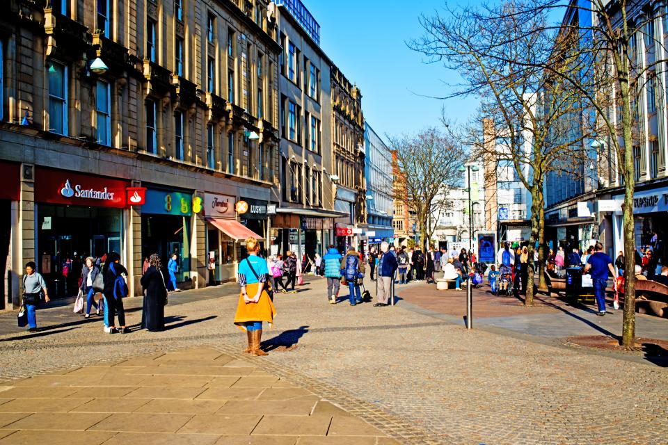 Sheffield City Centre, South Yorkshire, England