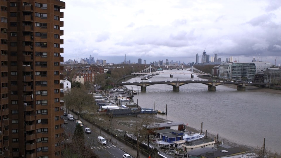 Like many residents, Graham is proud of his home, which has views to rival the poshest penthouses in London