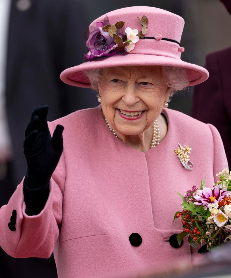 The Queen beams at the opening ceremony of the sixth session of the Senedd in 2021