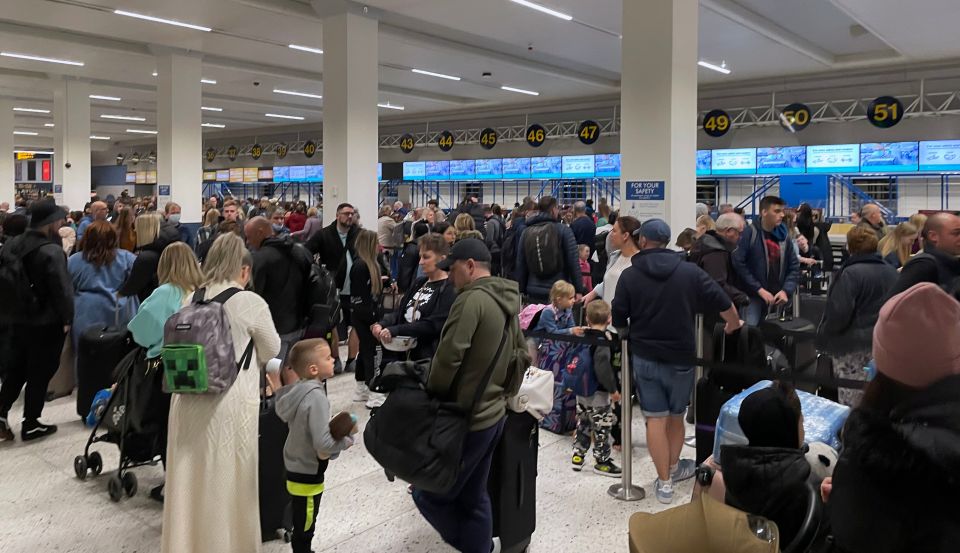 Passengers have even been forced to miss their flights due to the queues