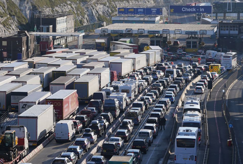 Dover has been particularly badly affected as a result of the P&O disaster. Huge queues have already built at the port