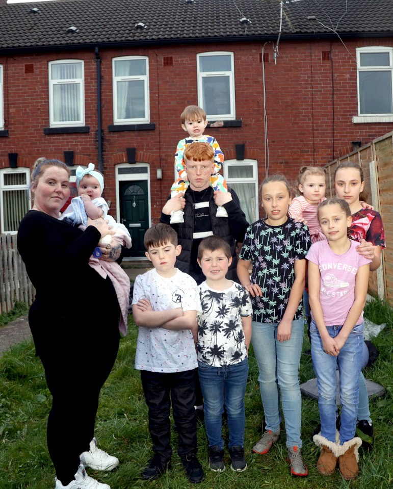 There are no council houses available for a family their size in the area