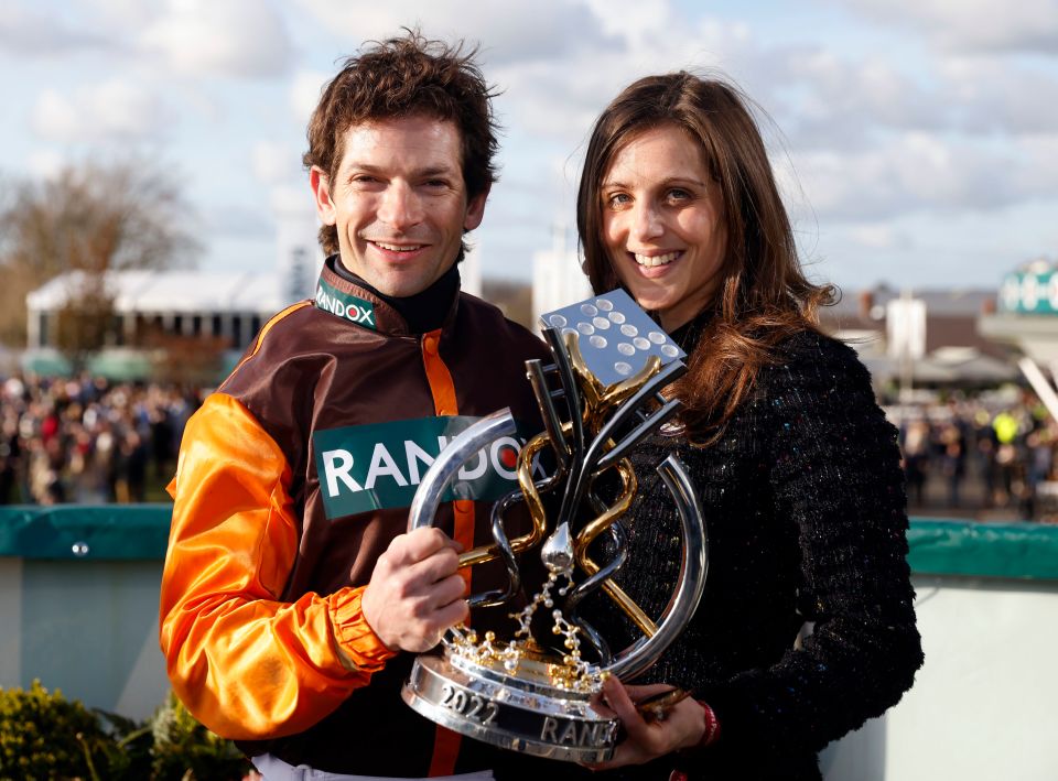 Sam, pictured with his wife Annabel Ballin, who he married in 2012