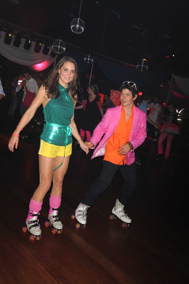 In 2008 Kate helped her friend Sam organise an 80s themed charity roller disco