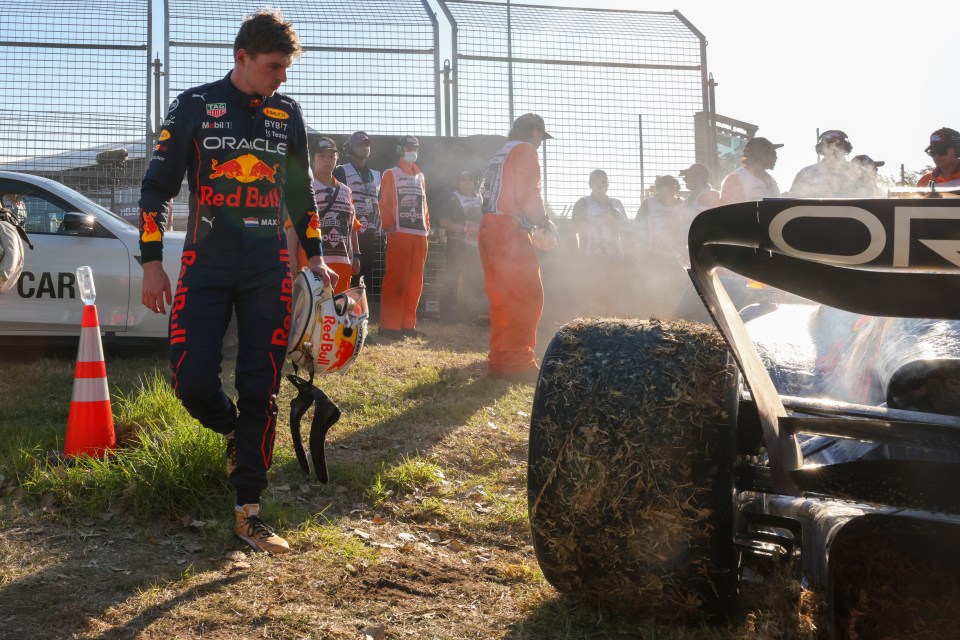 Verstappen was forced to pull out for the second time this season