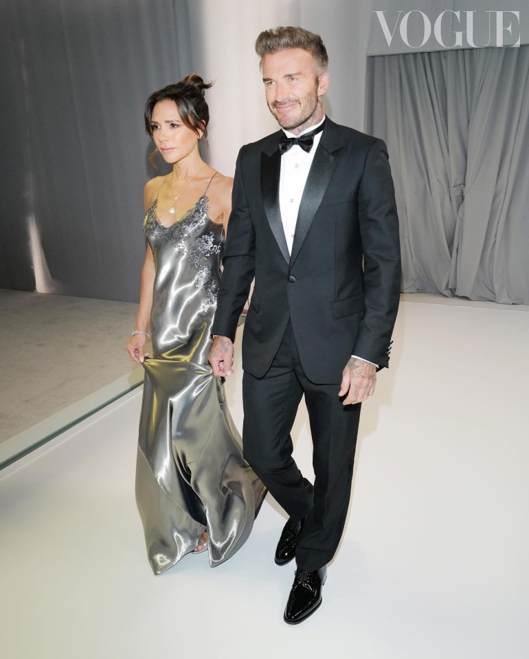 Proud parents Victoria and David Beckham beamed on their son’s big day