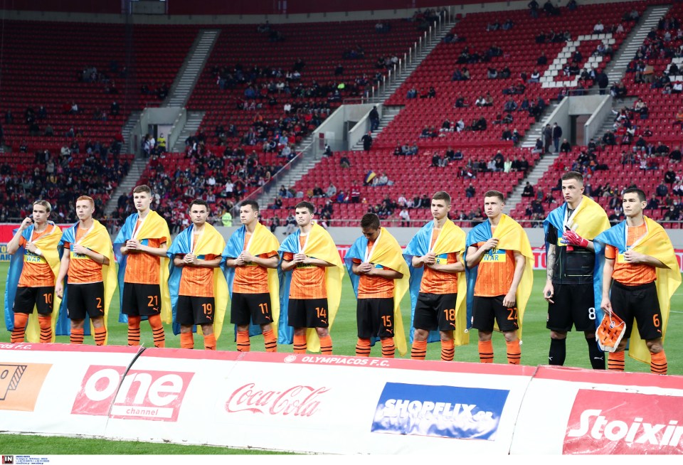 Shakhtar Donetsk played their first game in almost two months against Olympiacos