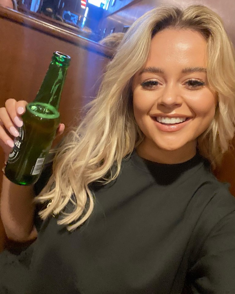 The TV beauty has already hit the pubs to sample the beer