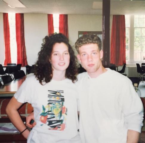 This Morning star Dermot O'Leary looked unrecognisable in a vintage photo with curly blonde hair