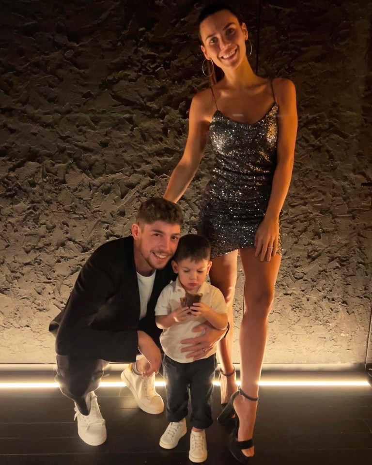 Federico Valverde's Wag Mina shocked fans when joking that their son pooed at the Bernabeu