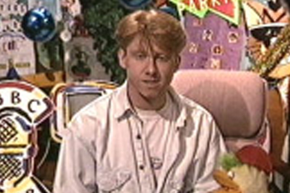 Simon Parkin starred on CBBC's the Broom Cupboard from 1987