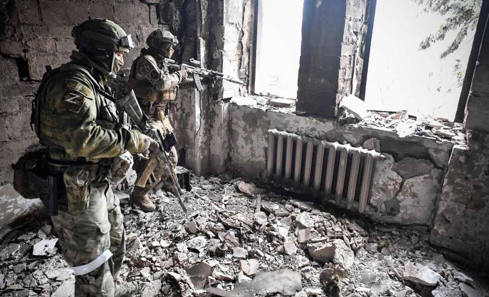 Demoralised Russian soldiers are allegedly being drugged to fight in Ukraine (file image)