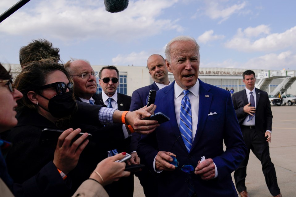 Biden said that Russia’s war in Ukraine amounted to ‘genocide’