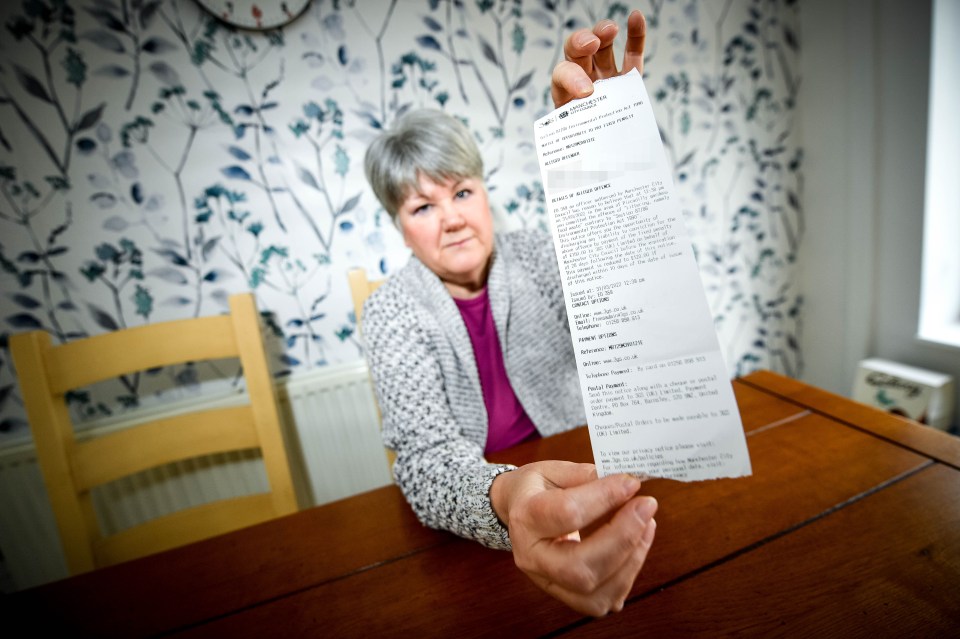 Hazel Kirby was fined £150 for throwing two small crusts from a sandwich to pigeons in Manchester city centre