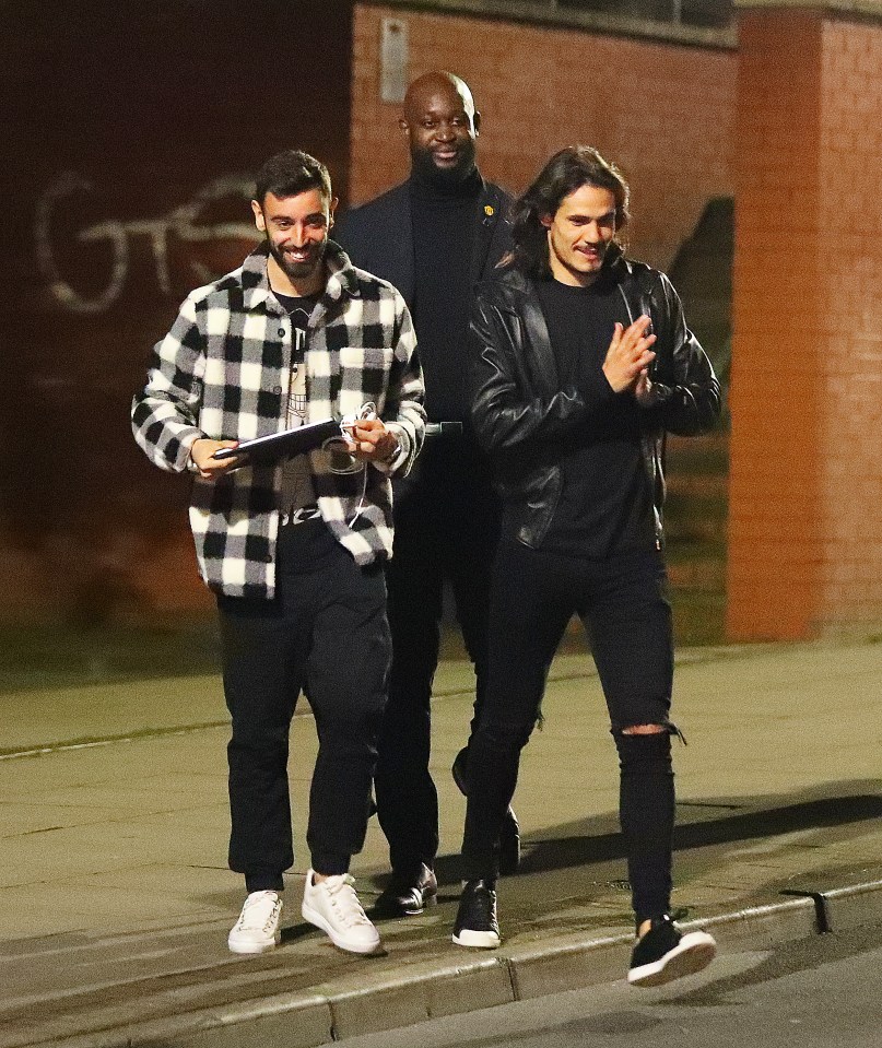 Bruno Fernandes arrived with Edinson Cavani