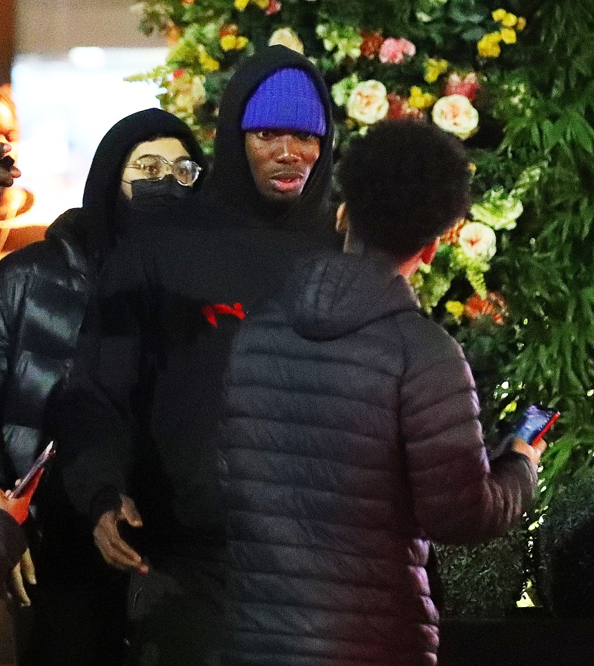 Paul Pogba was in attendance at Bailly's birthday dinner