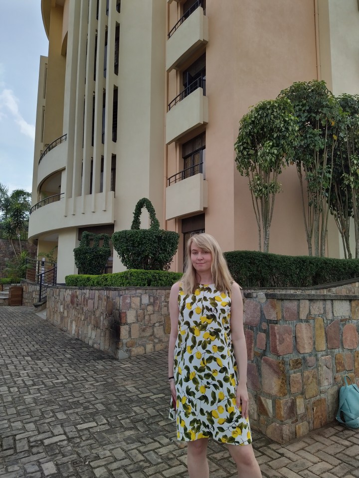 The Sun’s Natasha outside Hope House — the first complex expected to house failed asylum-seekers