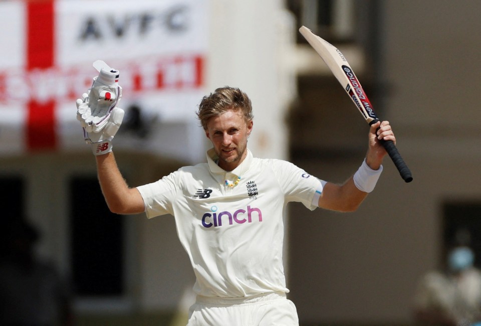 Root scored 14 centuries as captain