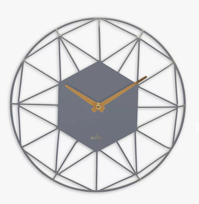 There's 20 per cent off the Acctim Alva metal wire wall clock at John Lewis