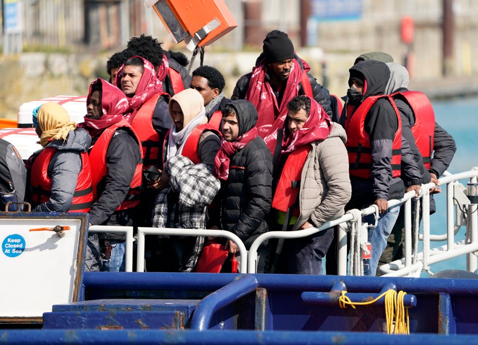 More migrants were seen arriving at Dover on Saturday