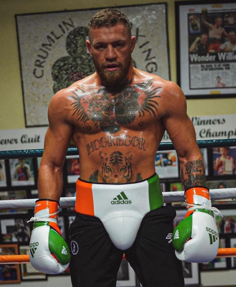 Conor McGregor has put on  a shedload of muscle during his time on the sidelines