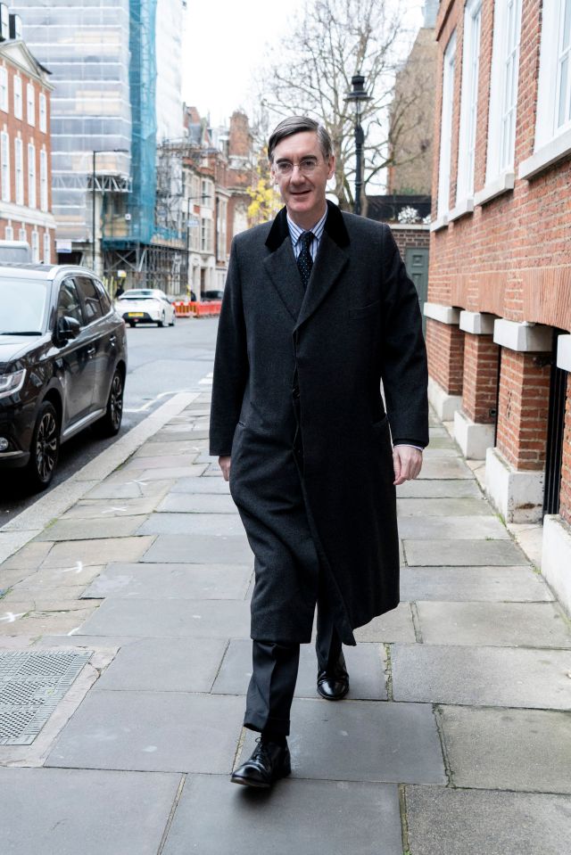 Jacob Rees Mogg was unhappy to see the lack of staff in the office