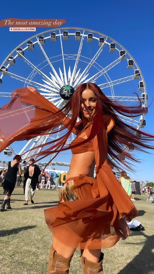 Love Island's Maura Higgins looked unrecognisable with red hair