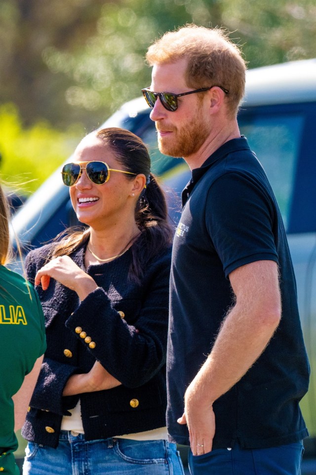 Harry and Meghan at the Invictus Games this week