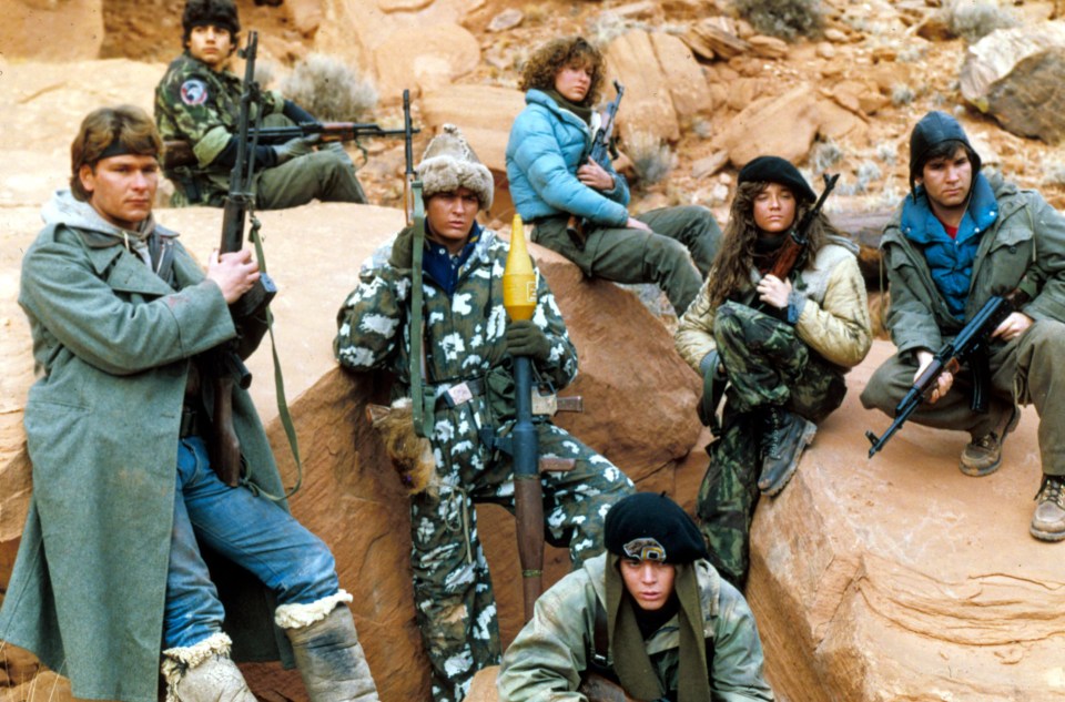 Red Dawn stars Patrick Swayze as a high school student turned guerrilla fighter