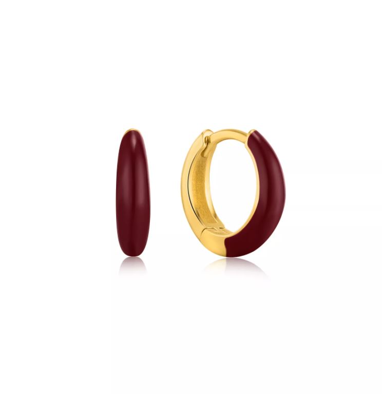 Stunning Ania Haie enamel hoop earrings, £39 at H Samuel