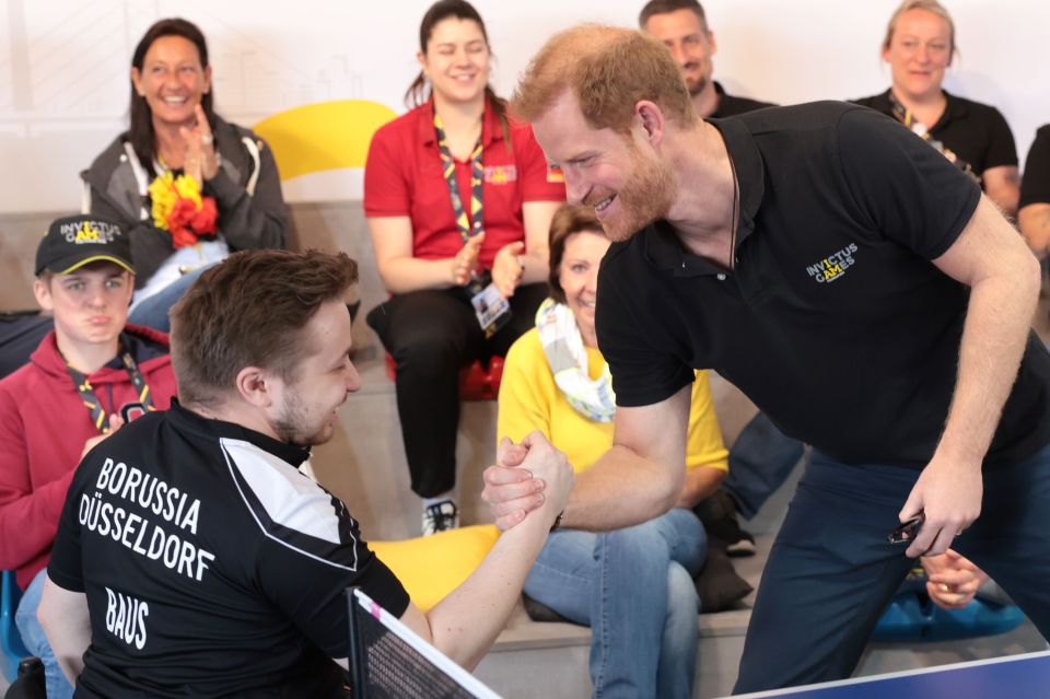 Harry met 2021 Tokyo Paralympics table tennis Gold medalist Valentin Baus