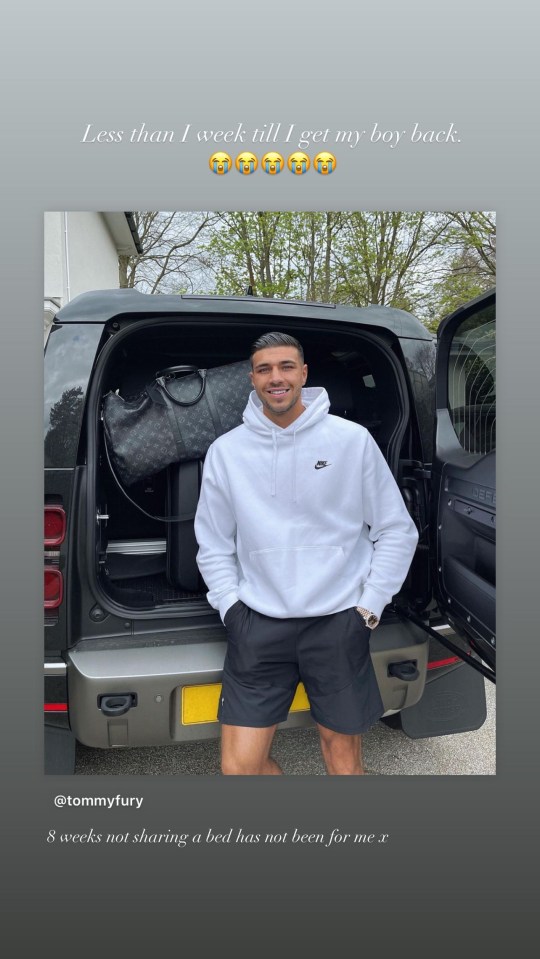 Tommy Fury has been busy training for his next boxing match