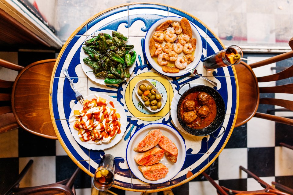 Visitors are spoiled for choice when ordering tapas