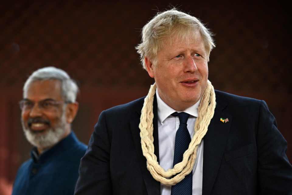 Boris Johnson wanted his trip to India to dominate the news