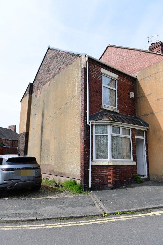 The two-bedroom house in Stoke-on-Trent is for sale starting at just £5,000