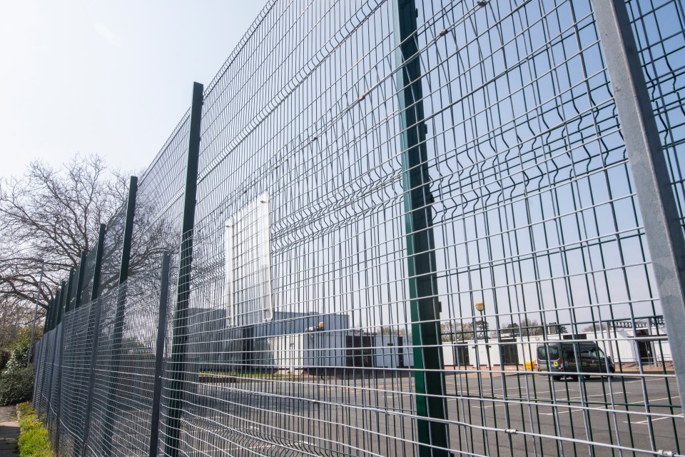 The massive fence went up without authorised planning permission