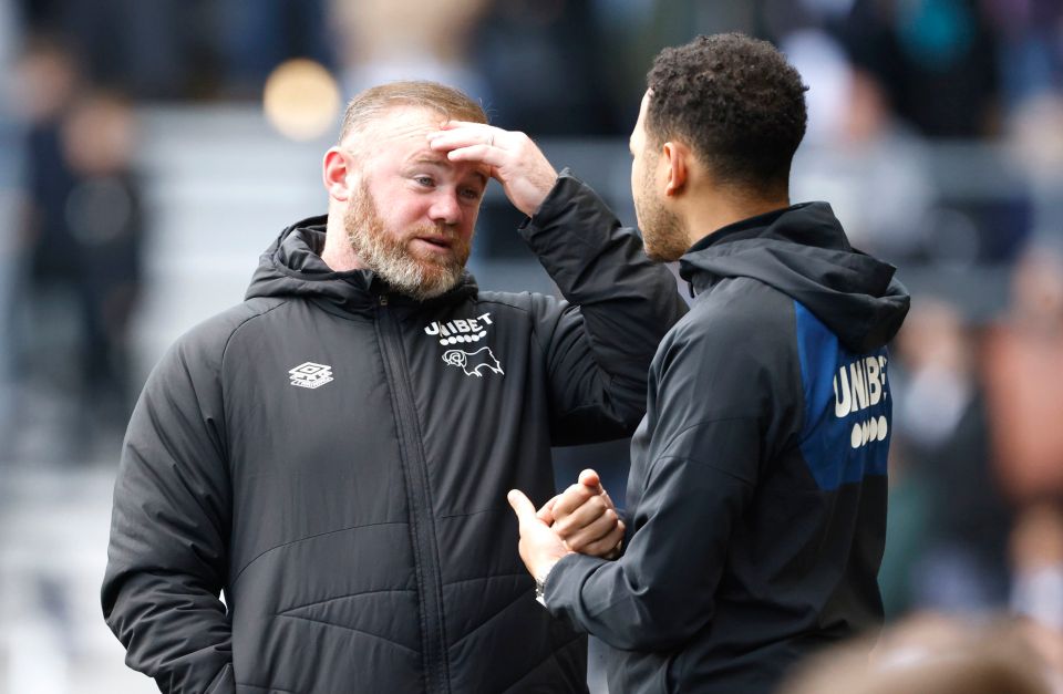 Wayne Rooney wants to stay at Derby in League One next season