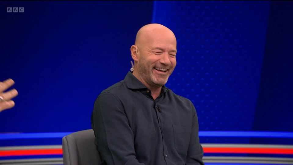 Alan Shearer also had a laugh