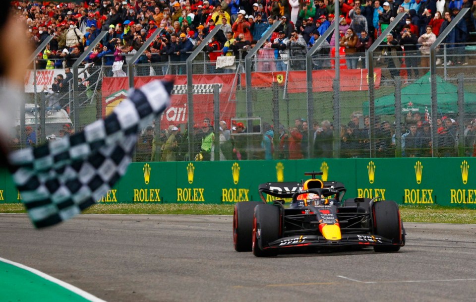 Max Verstappen cruised to victory at the Emilia Romagna GP