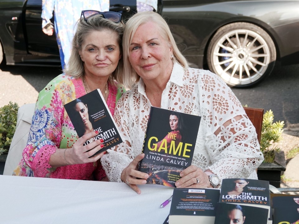 Danniella Westbrook posed with 'The Black Widow' Linda Calvey