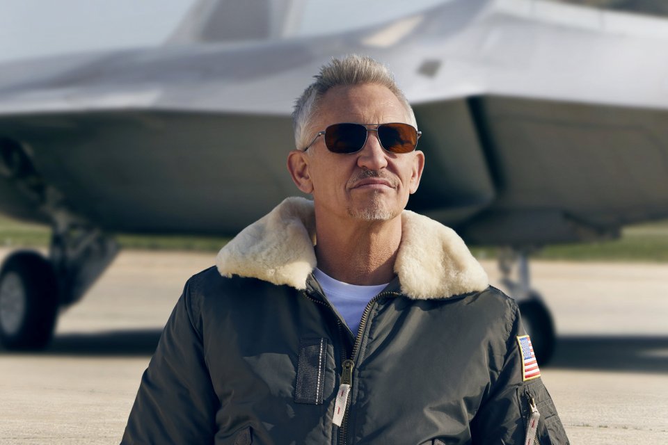 England legend Gary Lineker looked strangely familiar as he donned aviator shades for a Vision Express ad