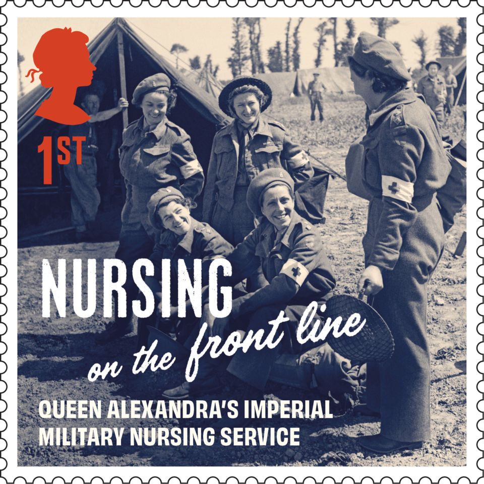 A set of ten stamps is being issued to highlight the huge range of essential work done by women during World War Two