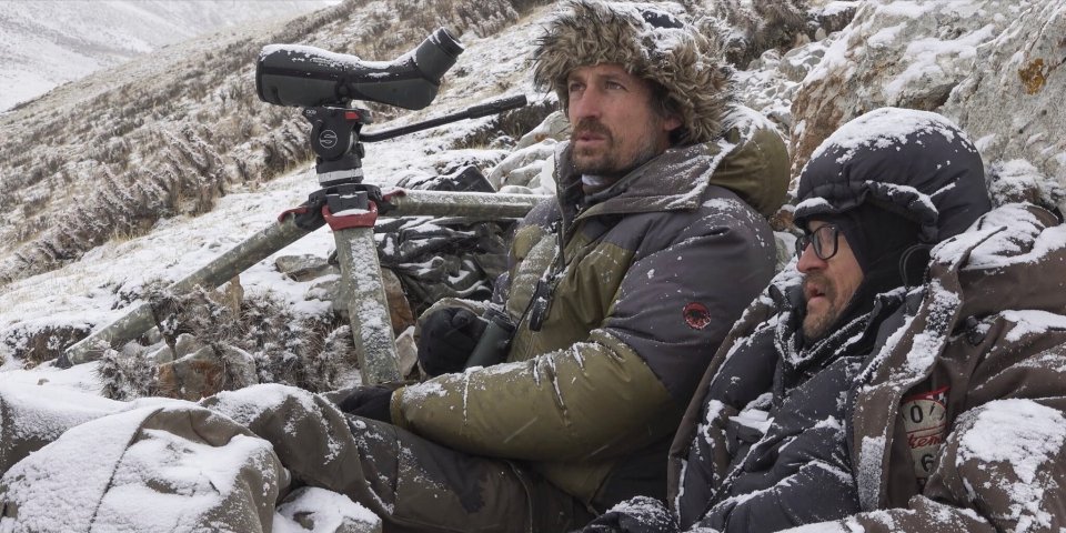 The Velvet Queen stars world-renowned wildlife photographer Vincent Munier and his pal the writer Sylvain Tesson in pursuit of the rare Tibetan snow leopard