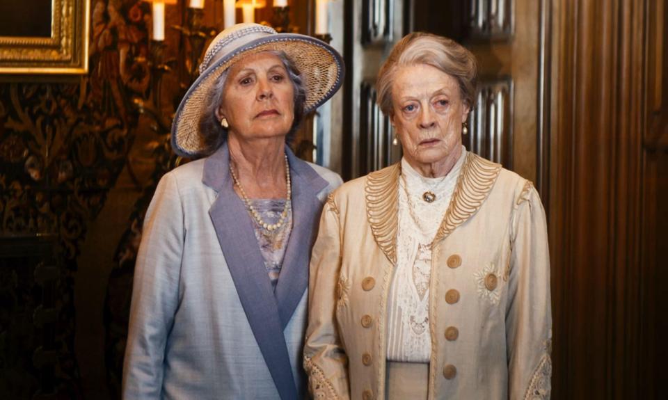 The Dowager Countess of Grantham (Maggie Smith, right) has been left a French villa by a deceased marquis