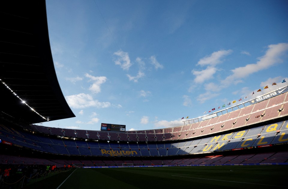 Barcelona are set to leave the Nou Camp as their ground will undergo renovations